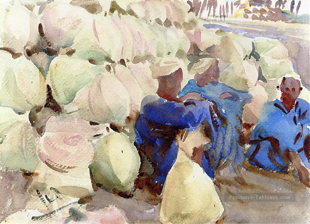 Pots à eau égyptiens John Singer Sargent Peintures à l'huile